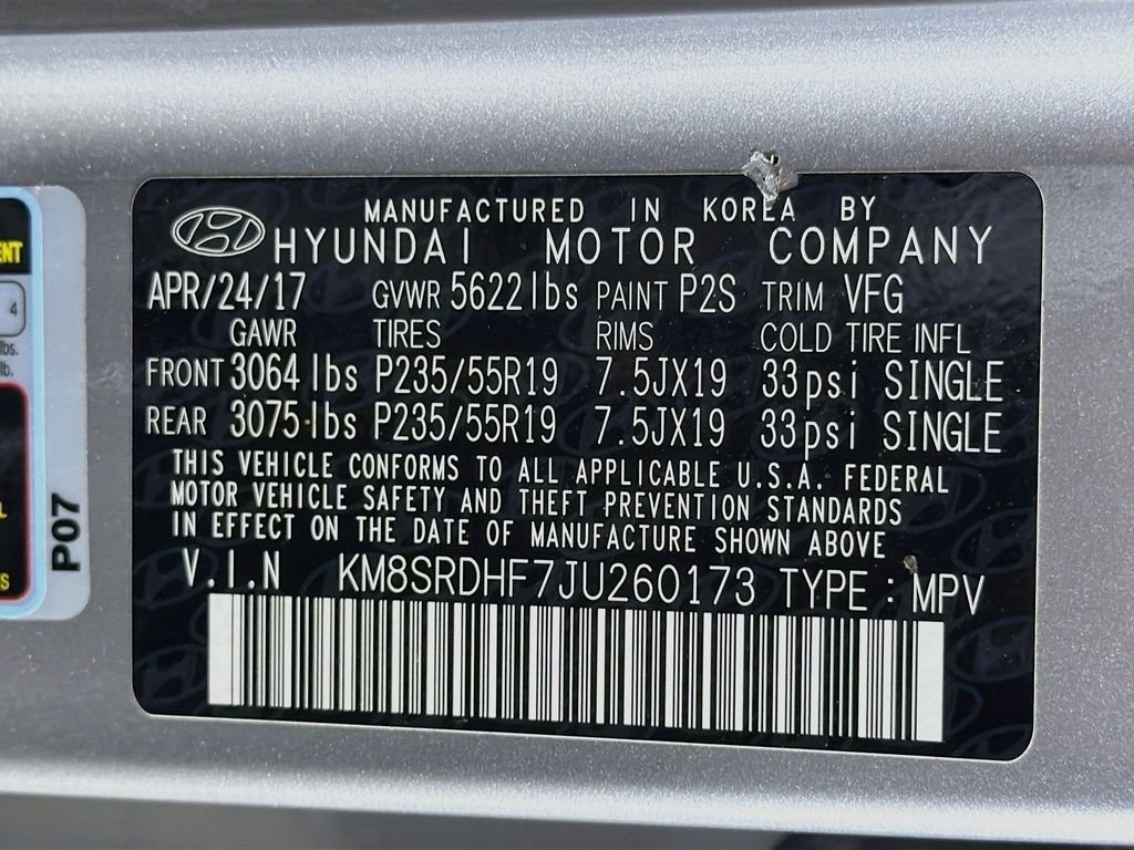 Used 2018 Iron Frost Hyundai Limited Ultimate image 35