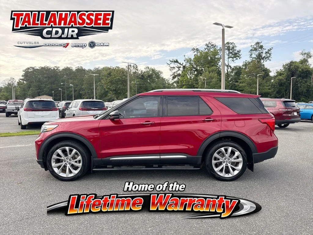Used 2023 Red Metallic Ford Platinum image 8