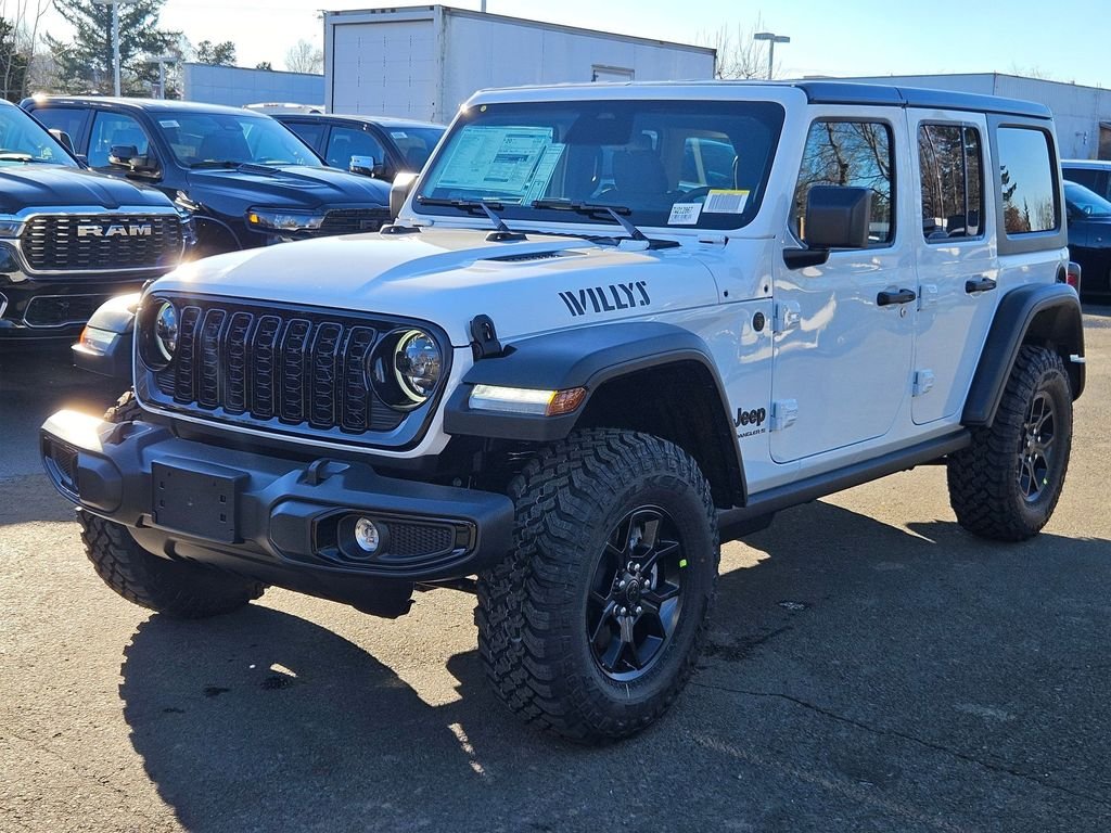 New 2026 Bright White Clear-Coat Exterior Paint Jeep Willys image 3
