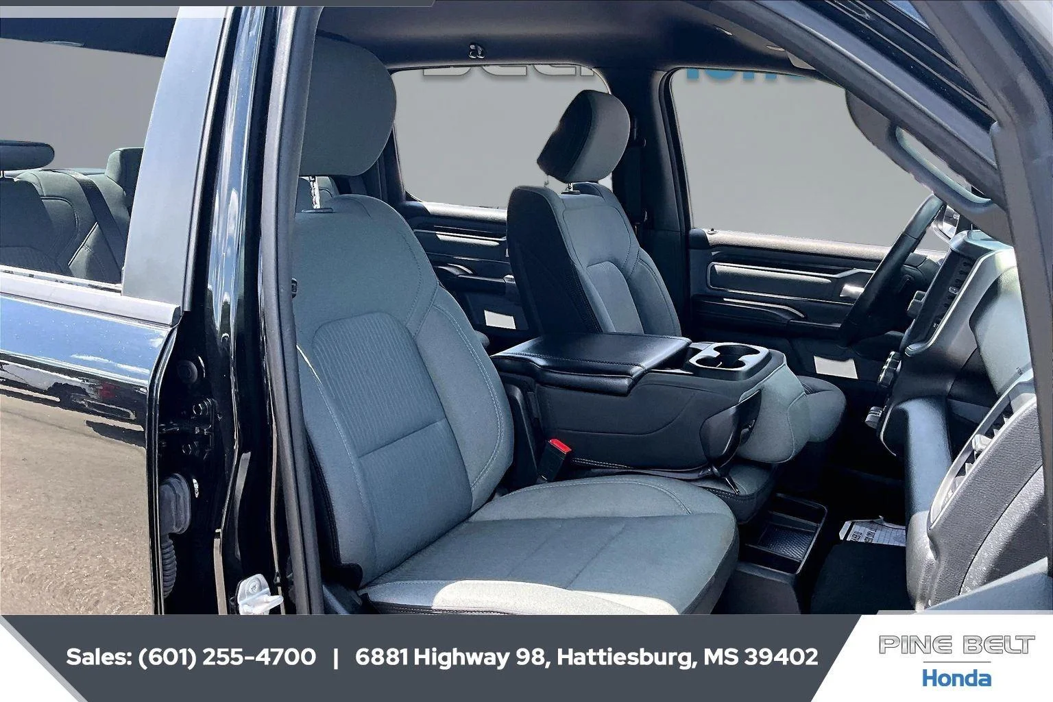 Used 2022 Diamond Black Crystal Pearlcoat Ram Big Horn image 6