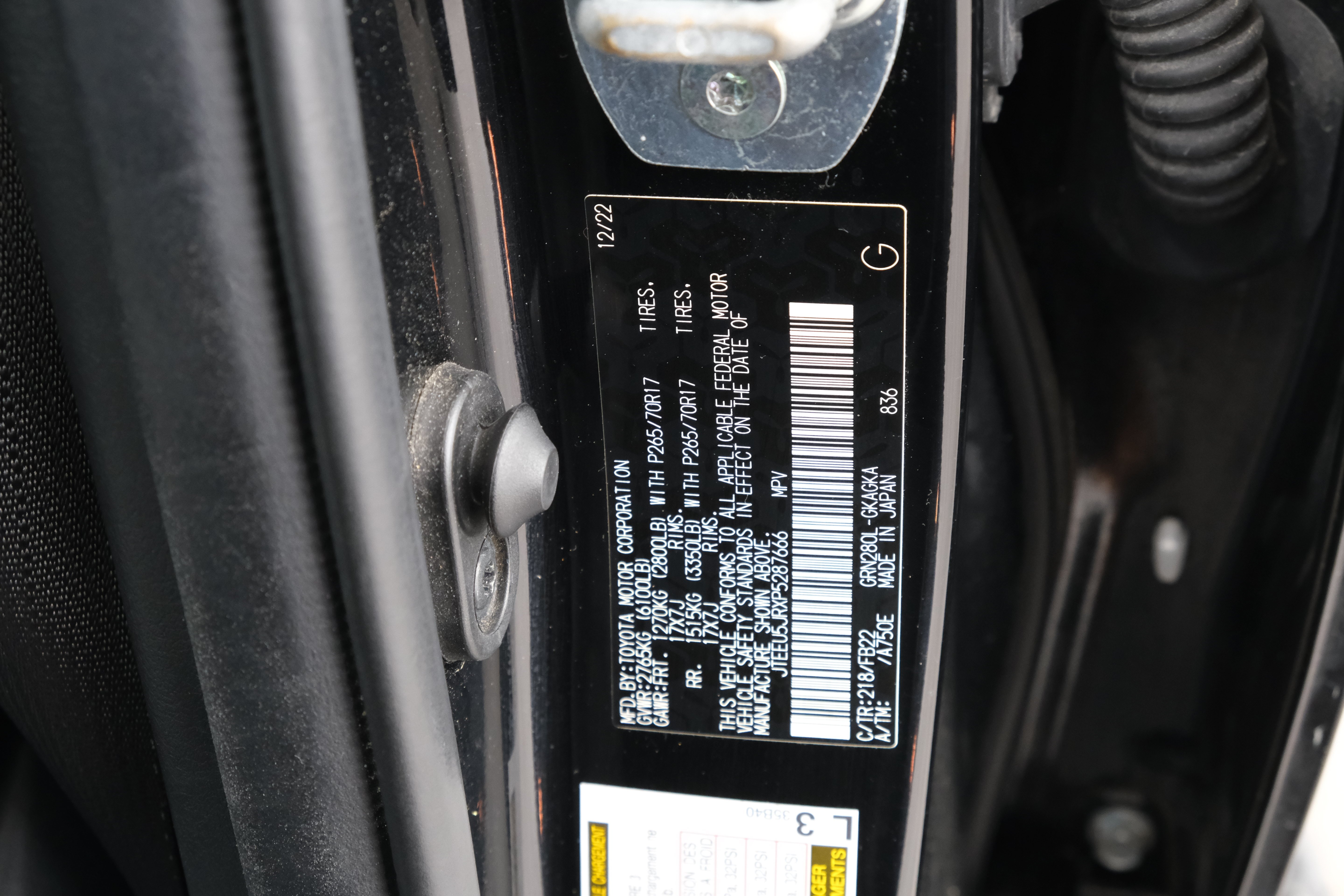 Certified Used 2023 Midnight Black Metallic Toyota SR5 image 33