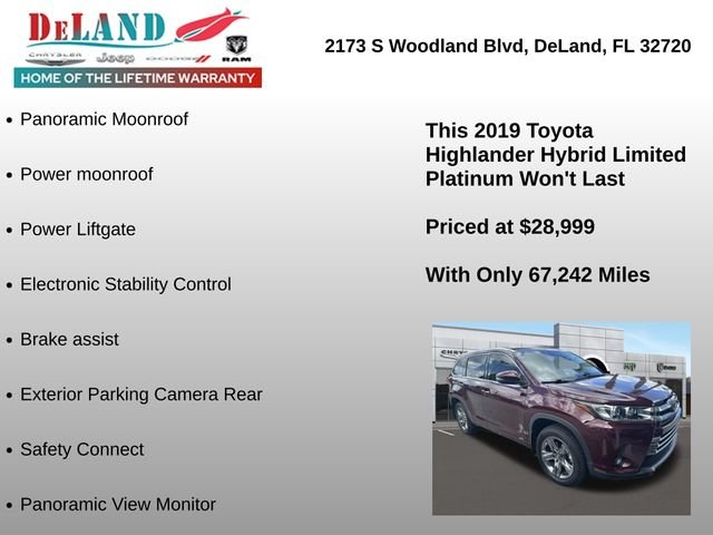 Used 2019  Toyota Limited Platinum image 3