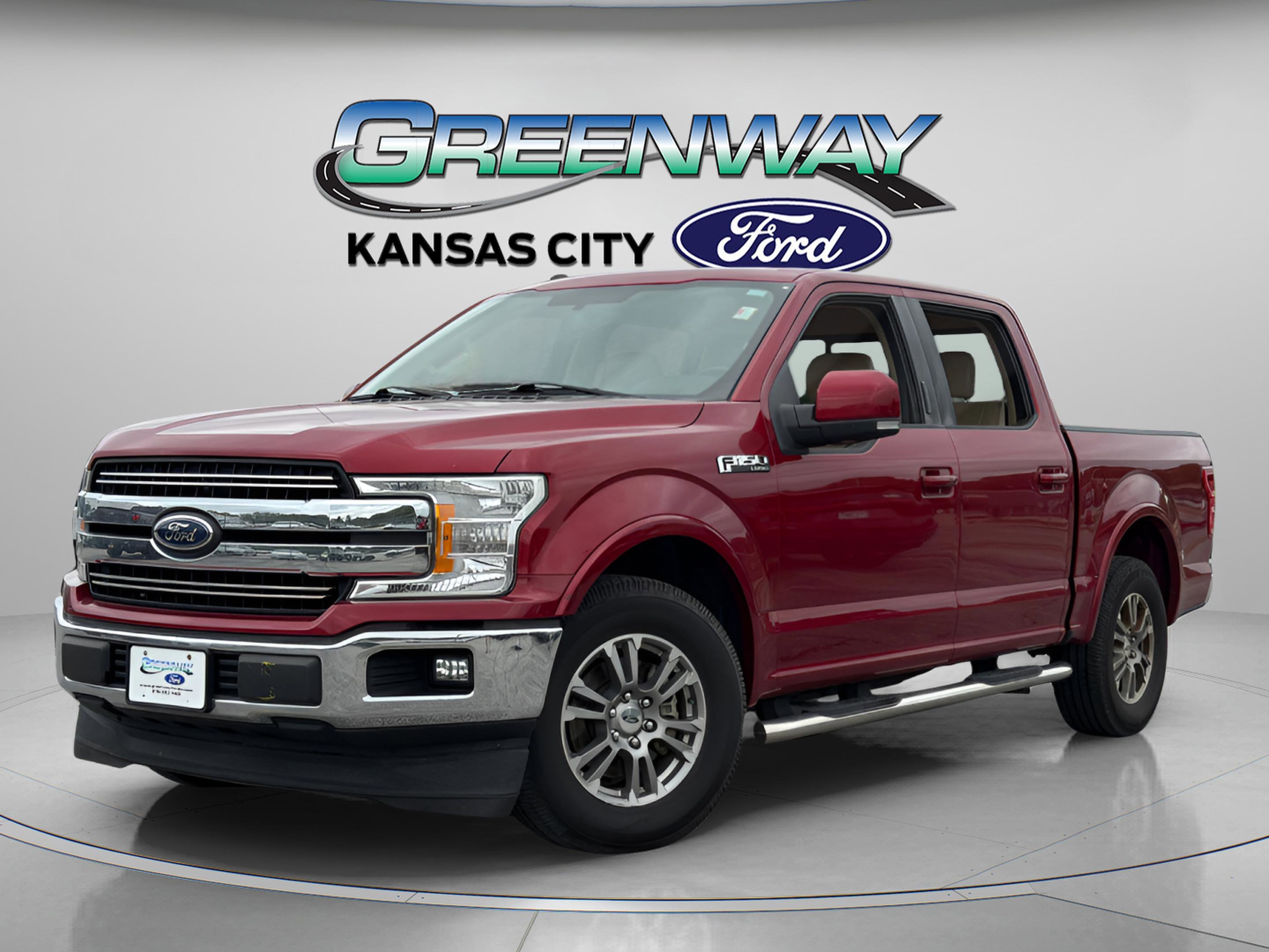 Used 2018 Ruby Red Metallic Ford LARIAT image 4