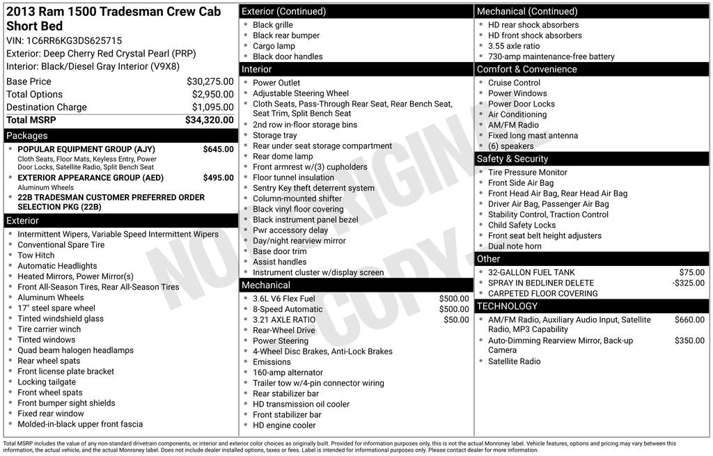 Used 2013 Red Ram Tradesman image 3