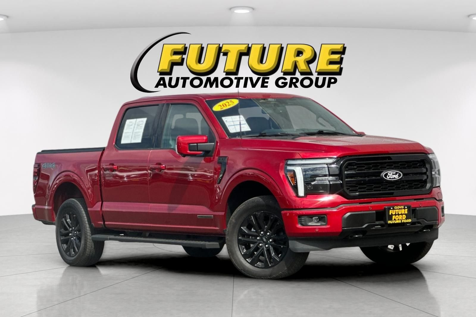 Used 2025 Red Ford Lariat image 1