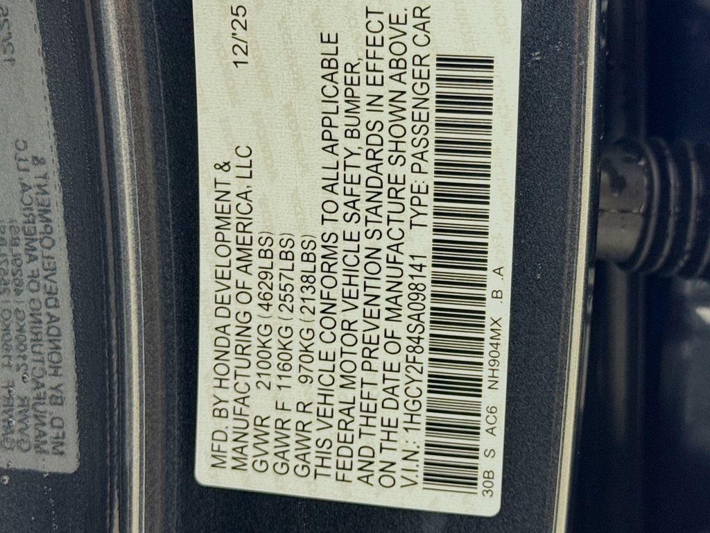 2025 Honda Accord Hybrid Touring - Photo 88