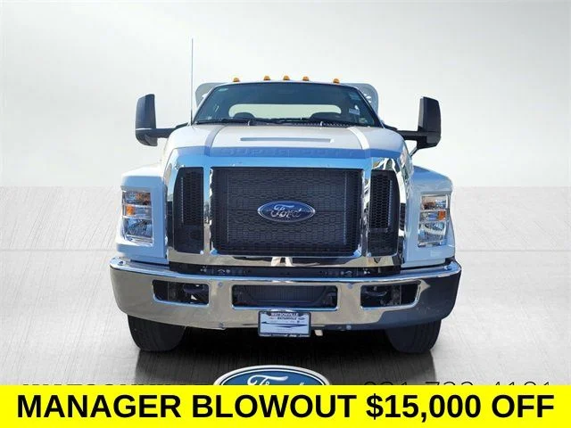 New 2024 Oxford White Ford F-650 SD Gas Straight Frame image 1
