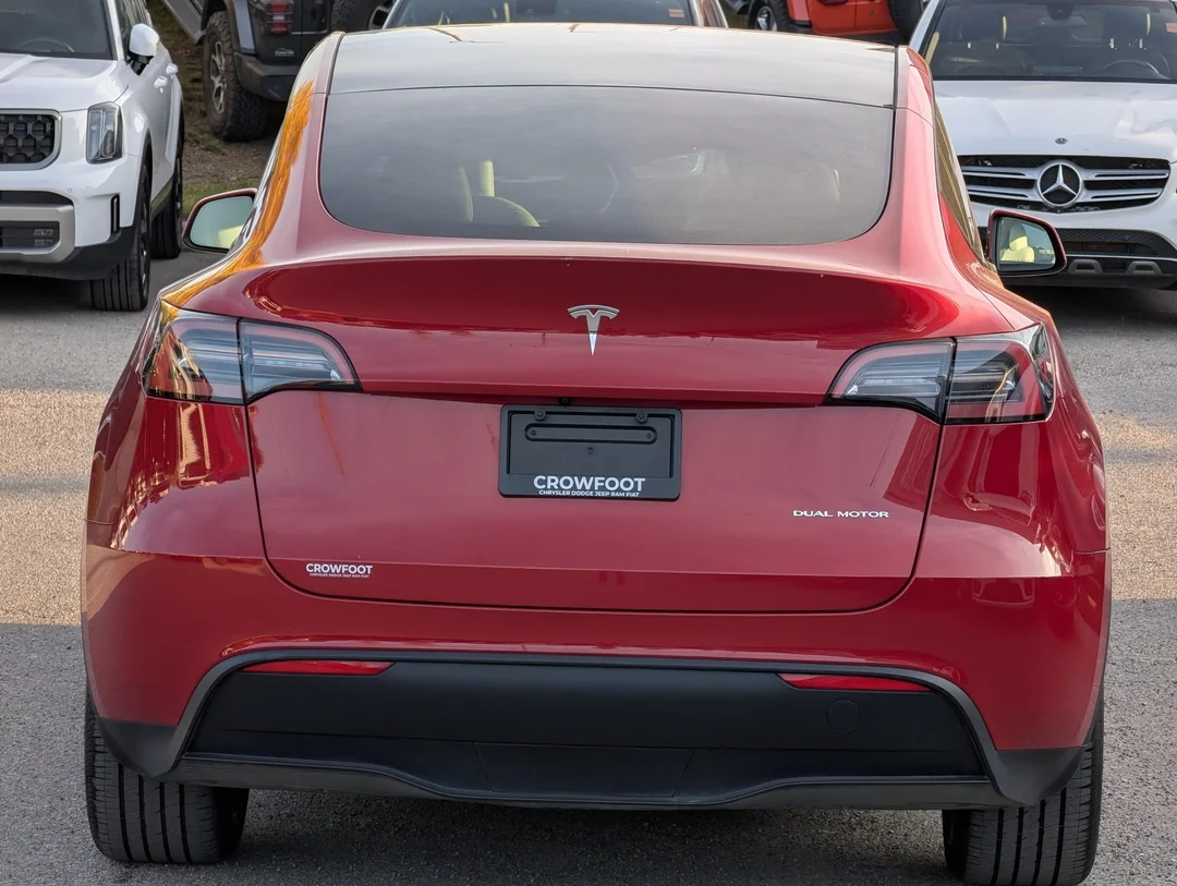 Certified Used 2023 Red Tesla Long Range AWD - Leather - Sunroof - FSD - Auto Steer & More image 7