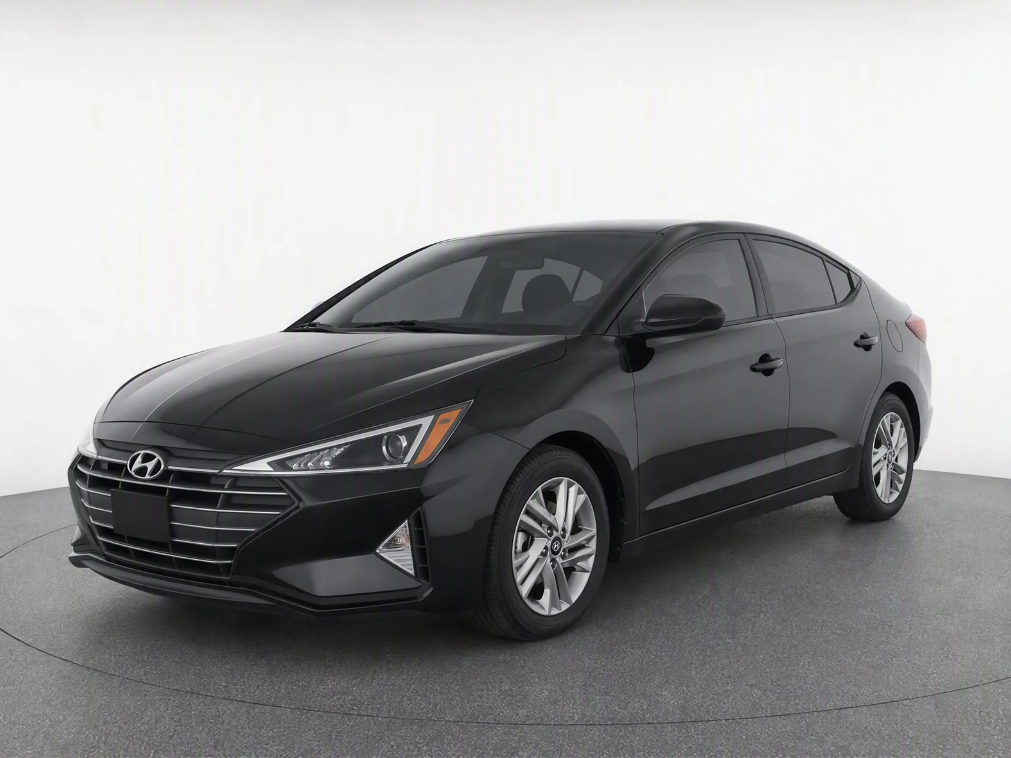Used 2020 Phantom Black Hyundai SEL image 1