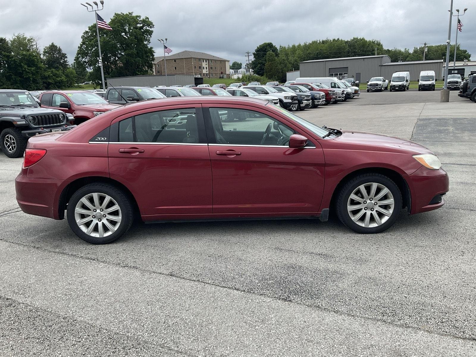 Used 2011 Deep Cherry Red Crystal Pearl Chrysler Touring image 5
