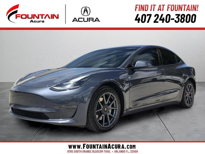 Used 2022 BLACK TESLA LONG RANGE AWD *LTD AVAIL* image 1