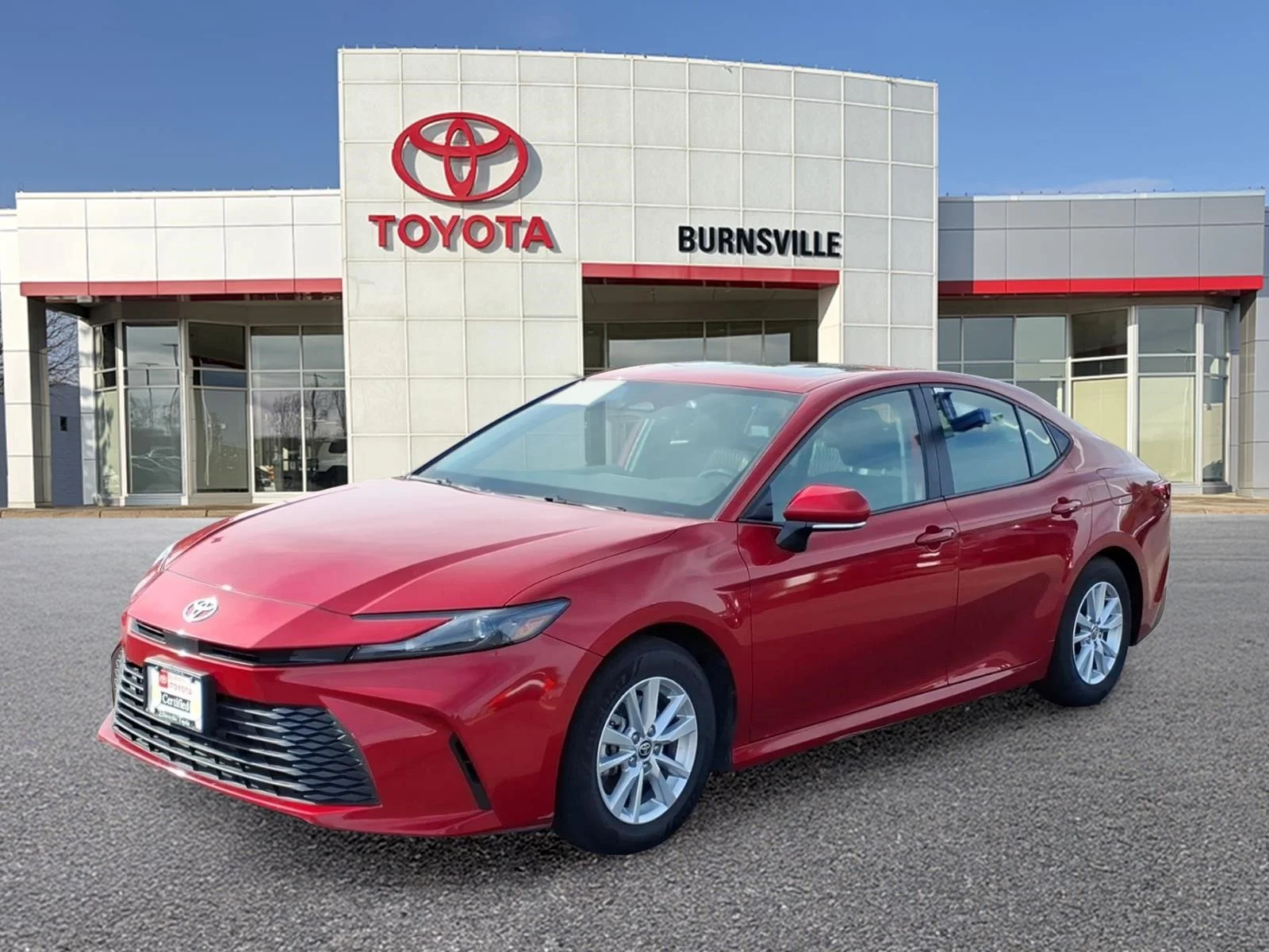 Certified Used 2025 Red Toyota LE image 8