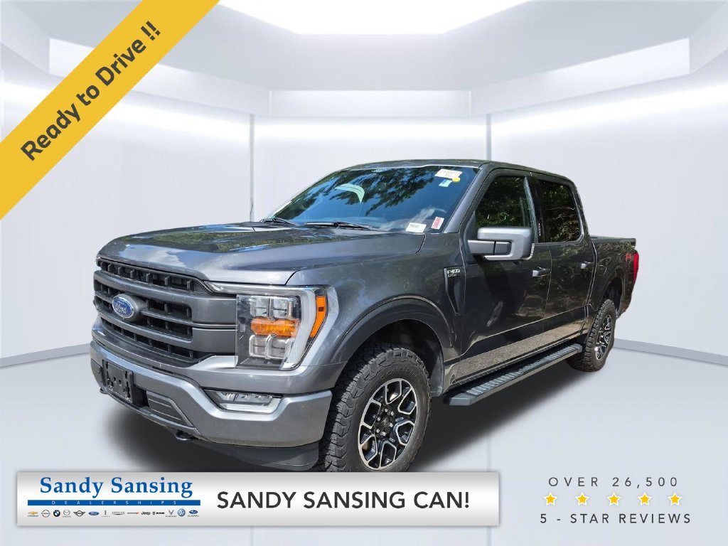 Used 2022 Gray Metallic Ford Lariat image 1