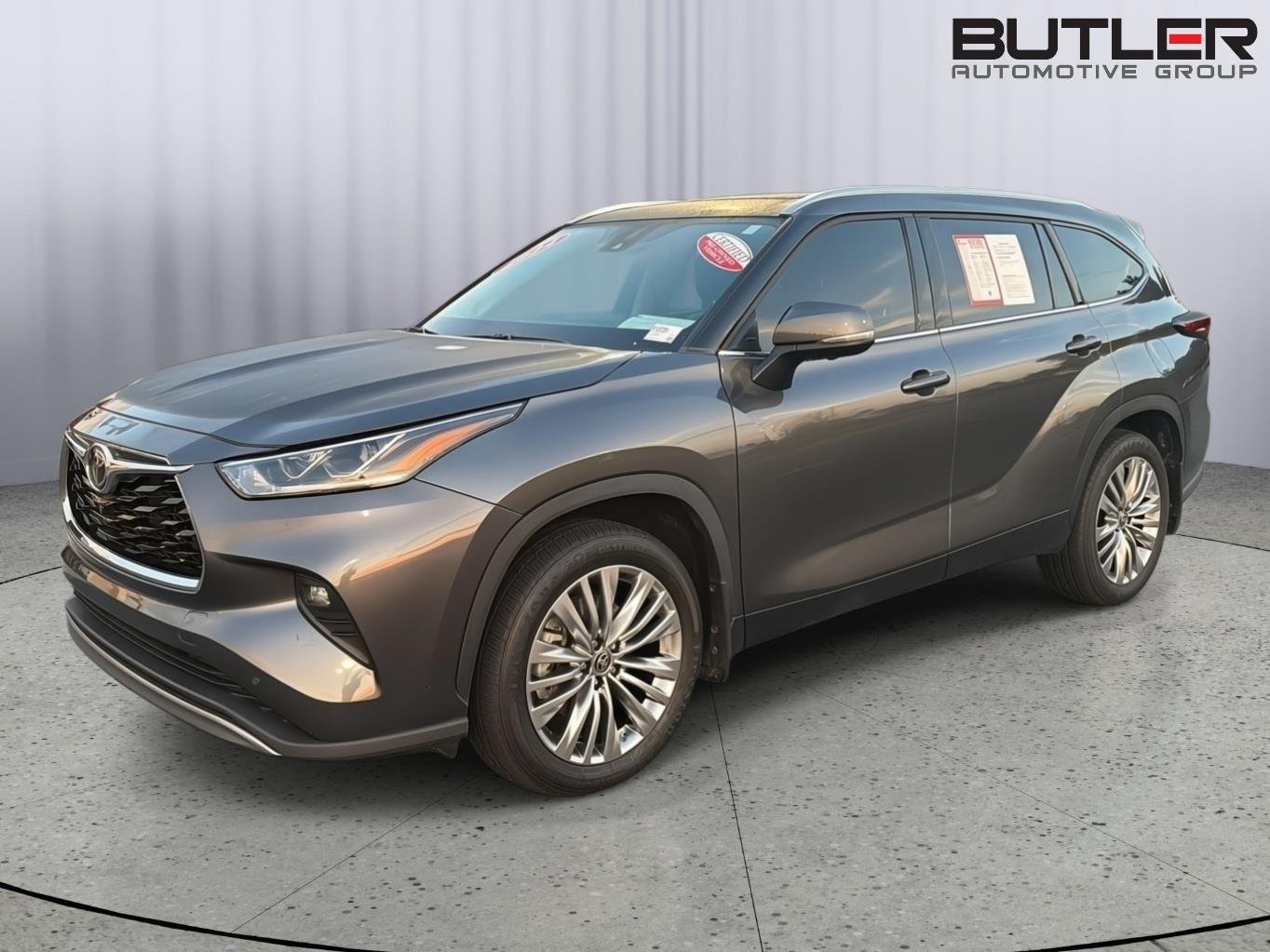Certified Used 2024 Magnetic Gray Metallic Toyota Platinum image 2