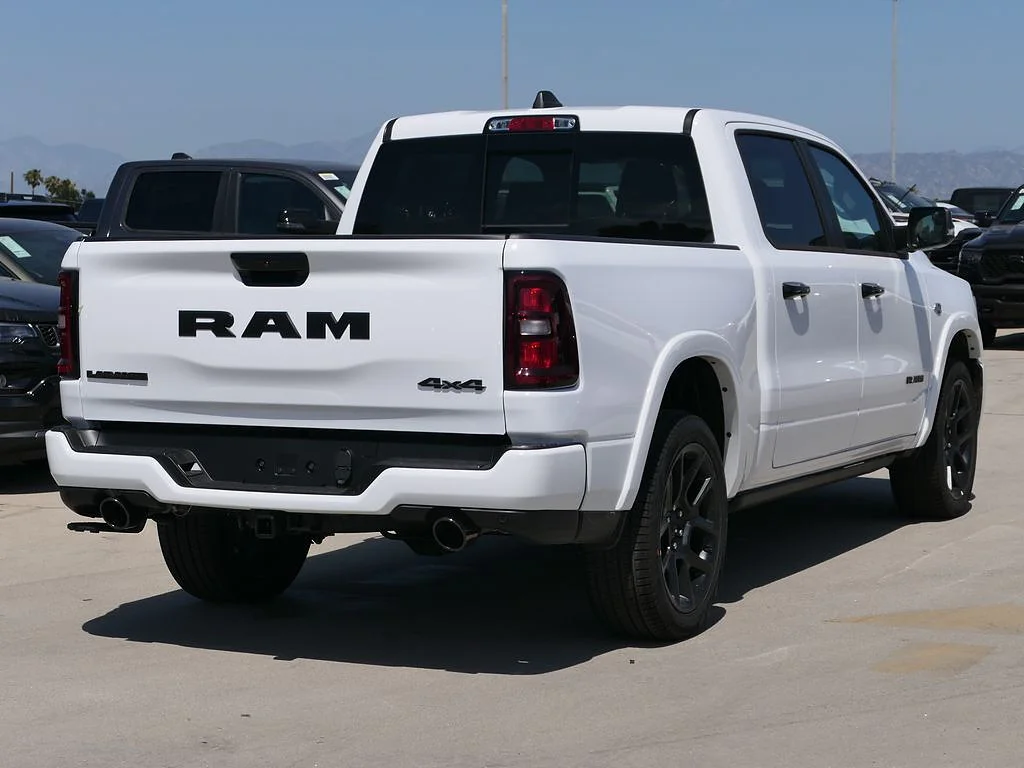 New 2026 Bright White Clear Coat RAM Laramie Crew Cab 4x4 5
