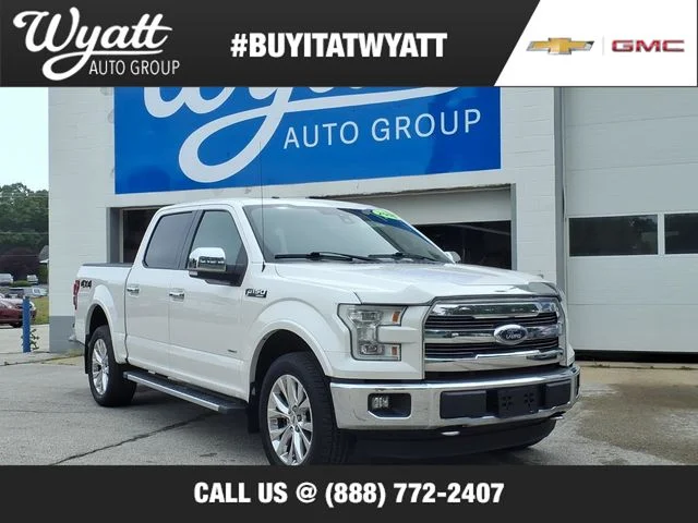 Used 2015 White Ford Lariat image 1