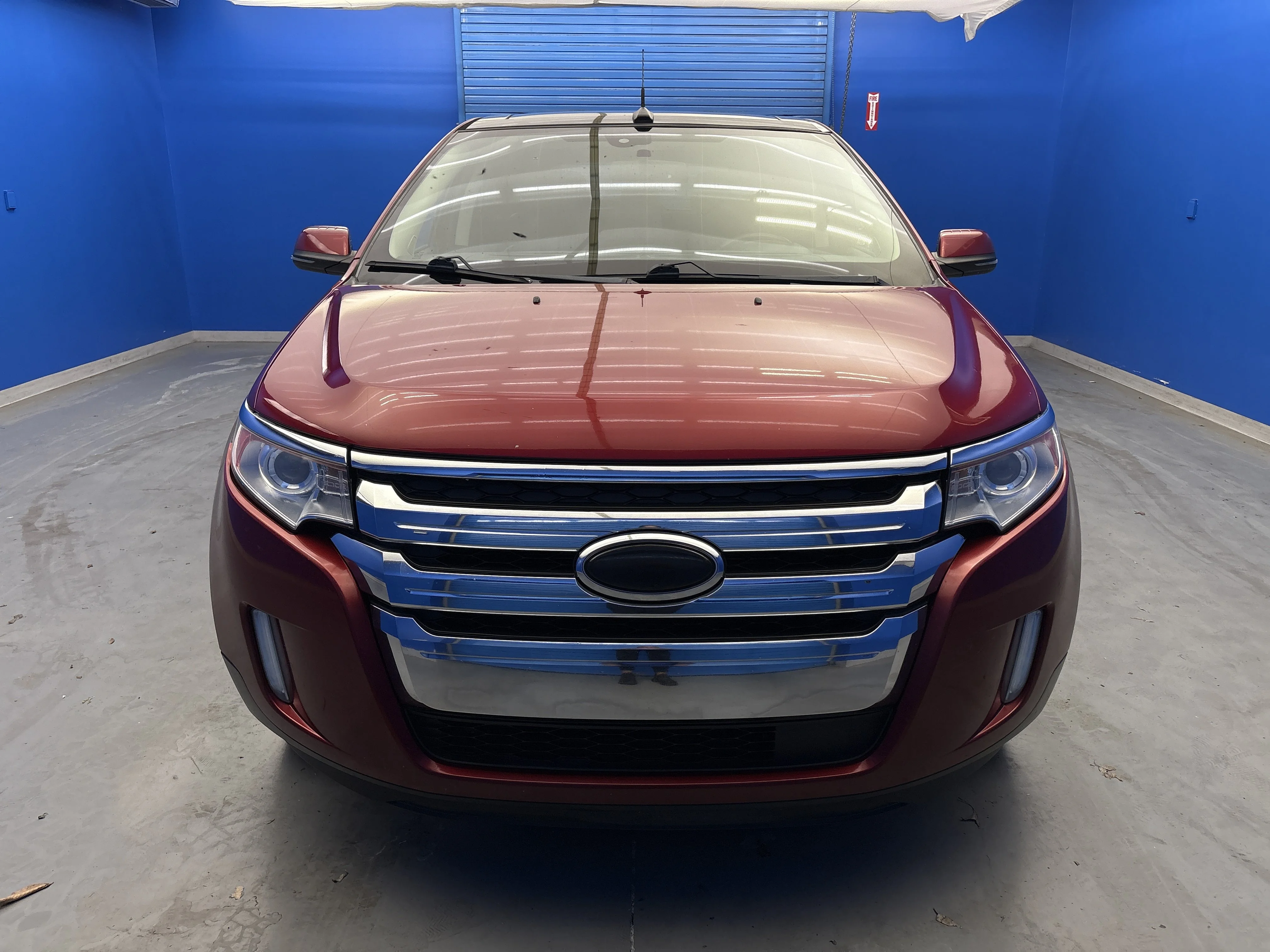 Used 2013 Ruby Red Metallic Ford Limited image 3