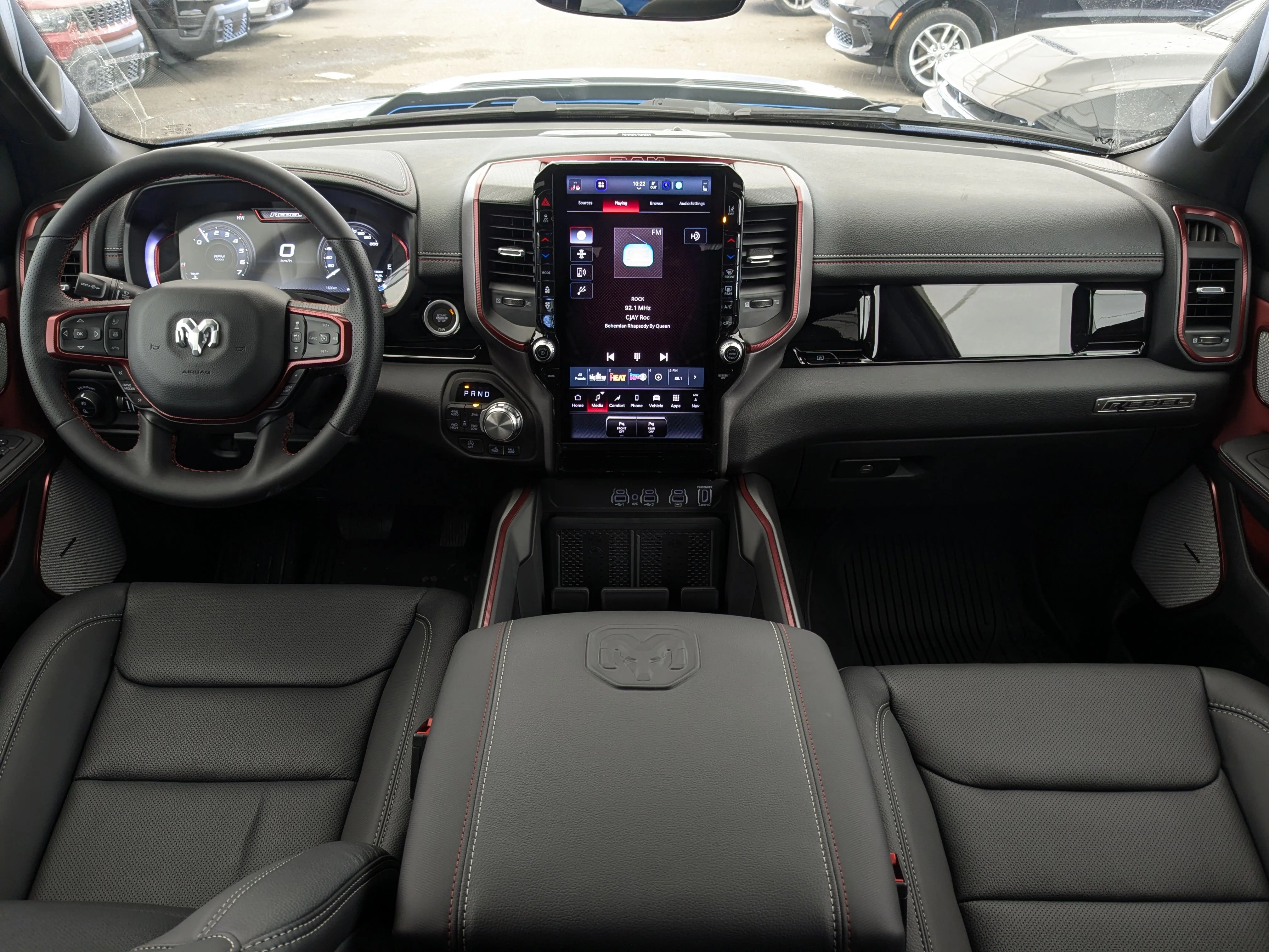 New 2026 Blue RAM Rebel - - Rebel Level 2 Equip Grp - Dual?Pane Panoramic Sunroof - Luxury Leather?Faced Seats - 3.0L image 28