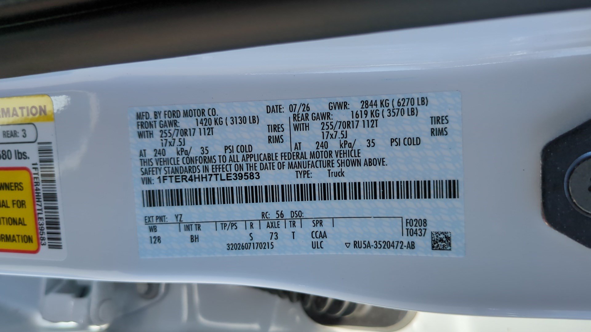 New 2026 Oxford White Ford XLT image 15