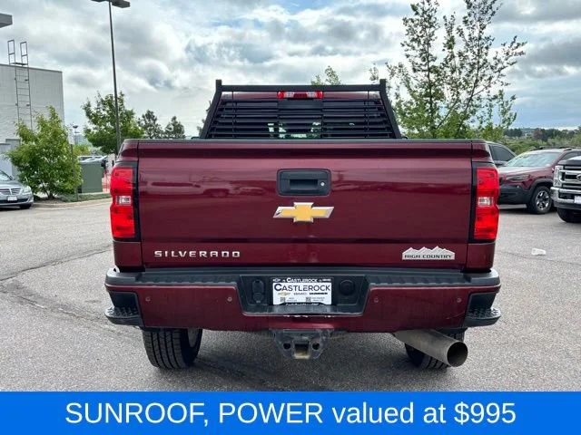 Used 2017 BUTTE RED METALLIC Chevrolet High Country image 4