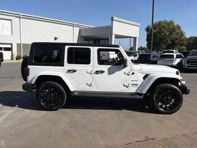 Used 2022 White Jeep Unlimited Sahara 4xe image 13