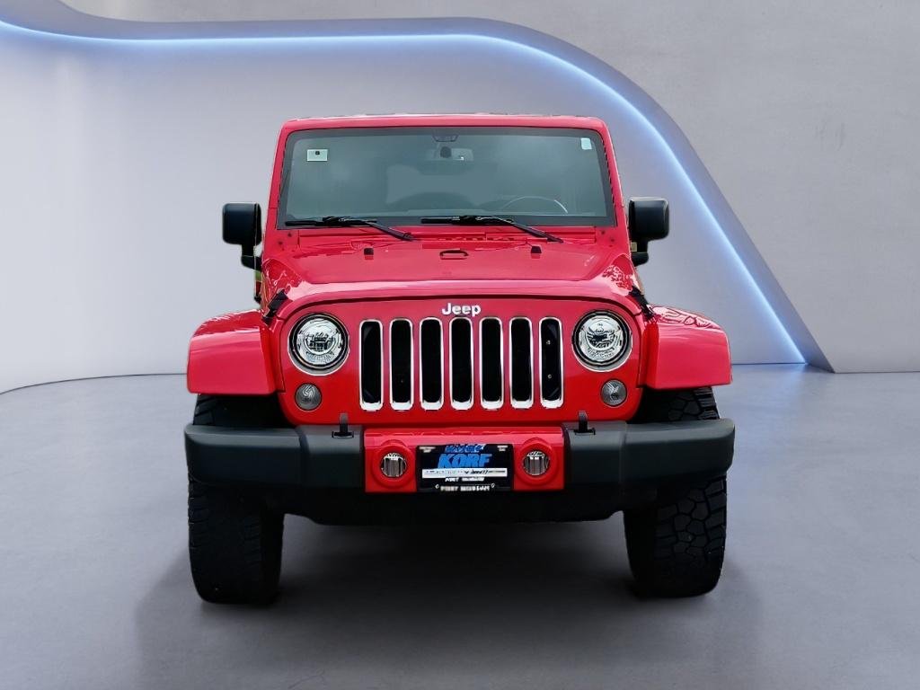 Used 2017 Firecracker Red Clearcoat Jeep Sahara image 8