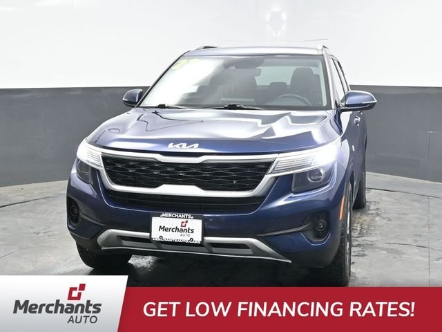 Used 2022 Blue Kia EX image 2