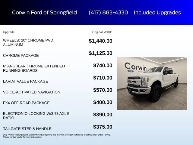 Certified Used 2019 Oxford White Ford Lariat image 6