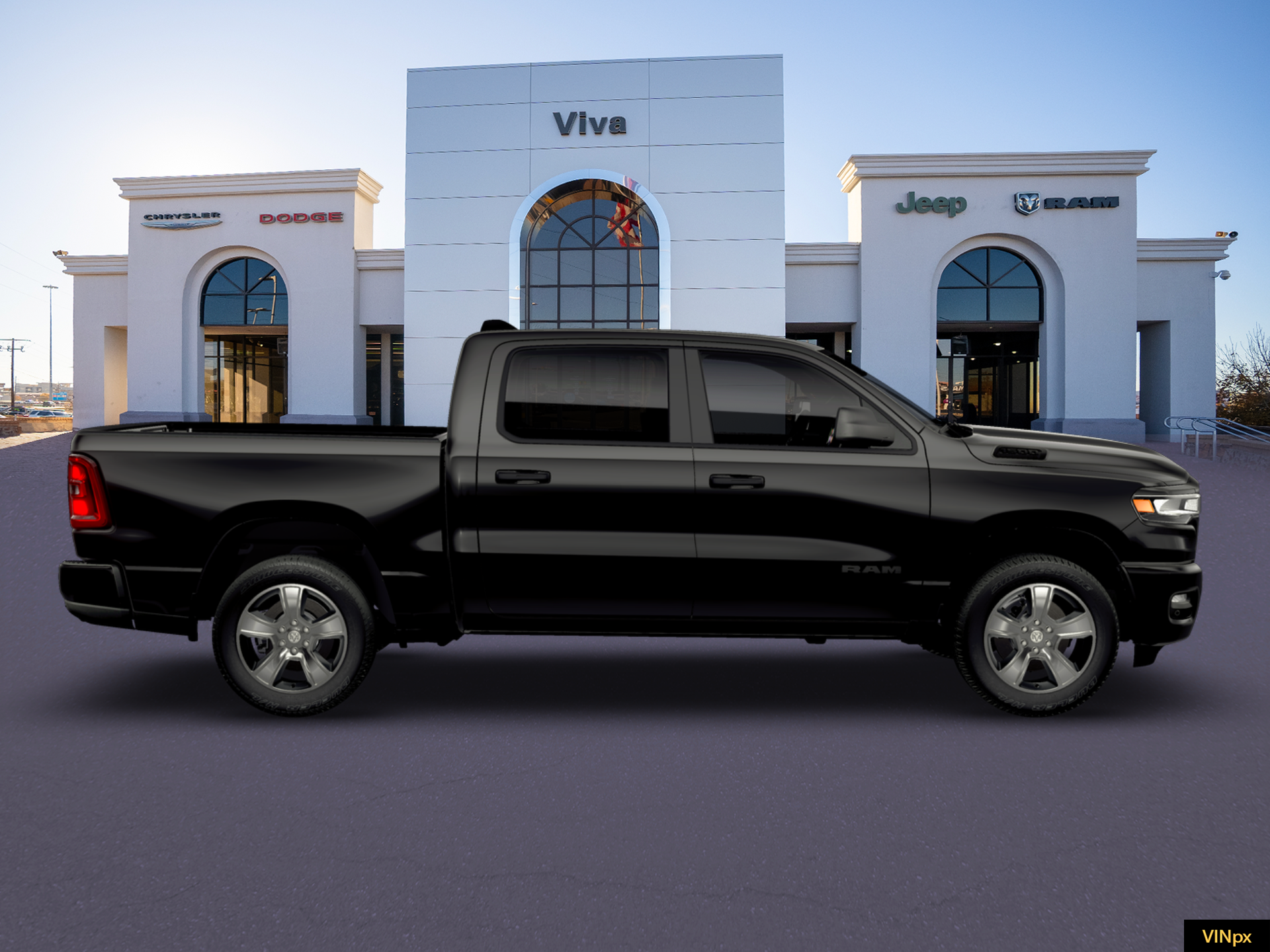 New 2026 Diamond Black Crystal Pearlcoat RAM Express image 9