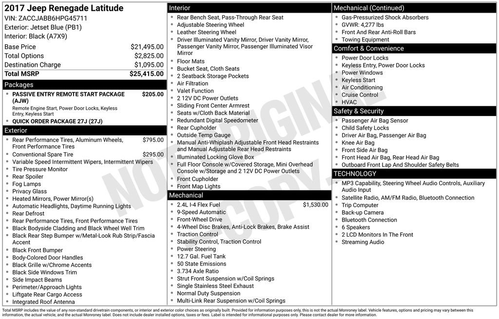 Used 2017 Blue Jeep Latitude image 4