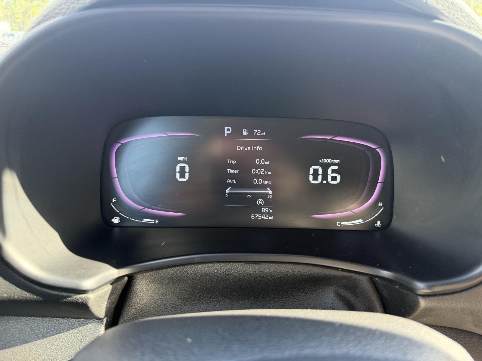 Used 2023 Fusion Black Kia LX image 10