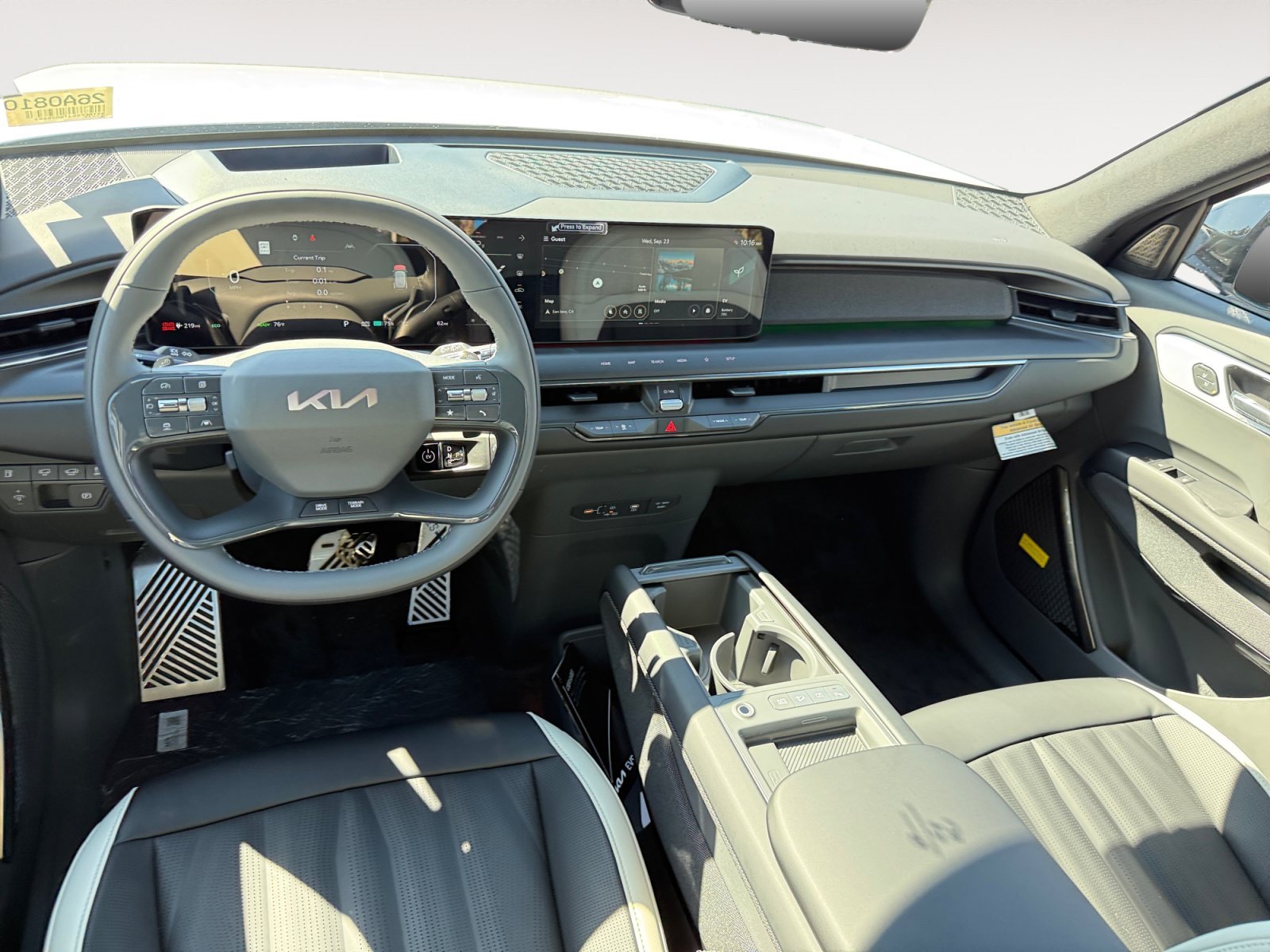 New 2026 Glacial White Pearl / Black Ro Kia GT-Line AWD image 15