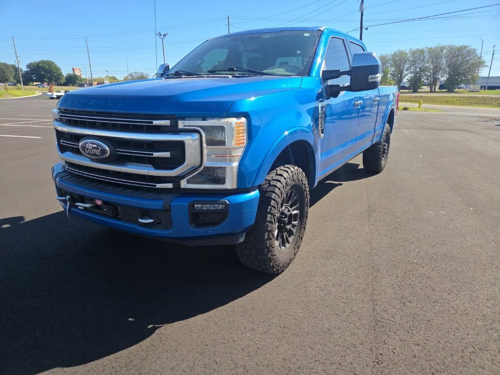 Used 2020 Blue Ford Platinum image 9