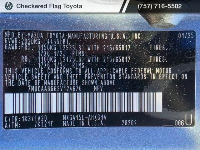 Certified Used 2025 Celestite Toyota LE image 23