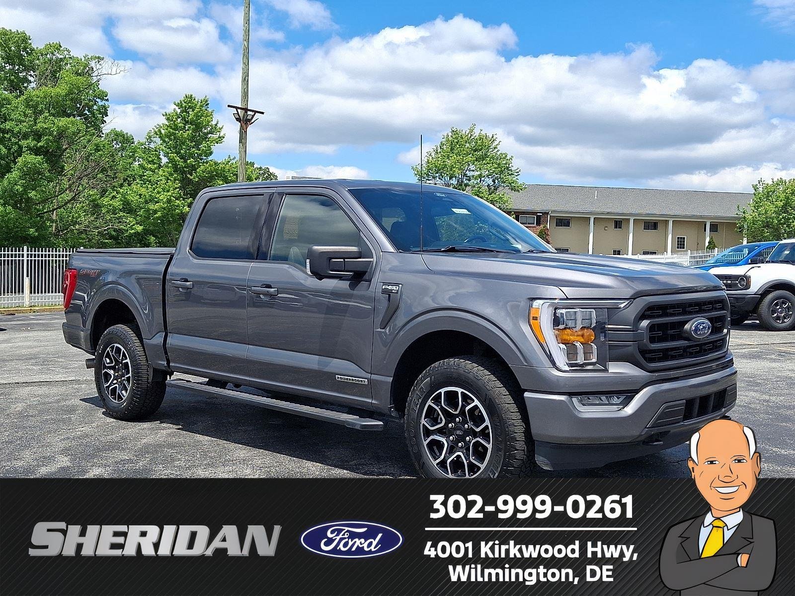 Certified Used 2022 Carbonized Gray Ford XLT image 1
