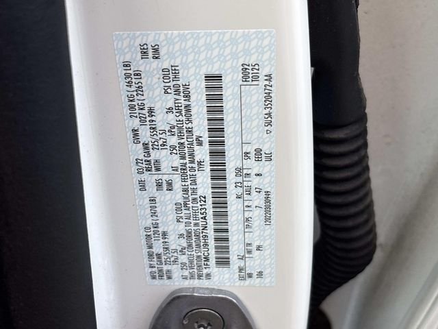Certified Used 2022 White Ford SEL image 12