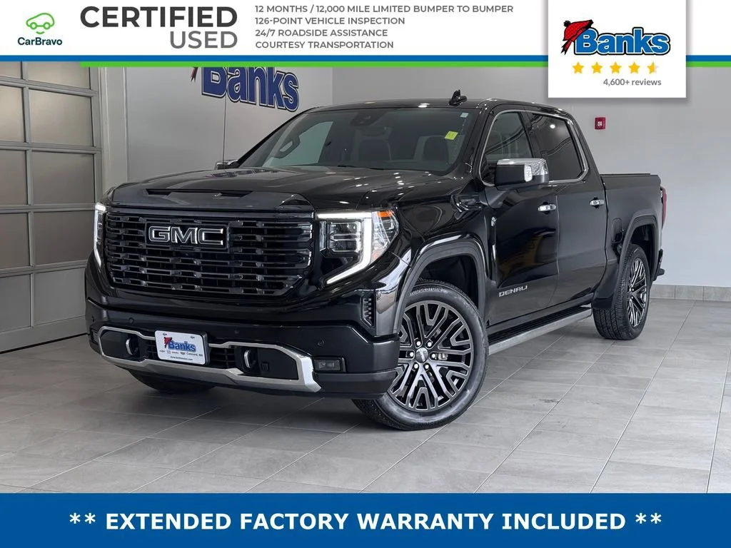 Certified Used 2022 Onyx Black GMC Denali Ultimate image 1