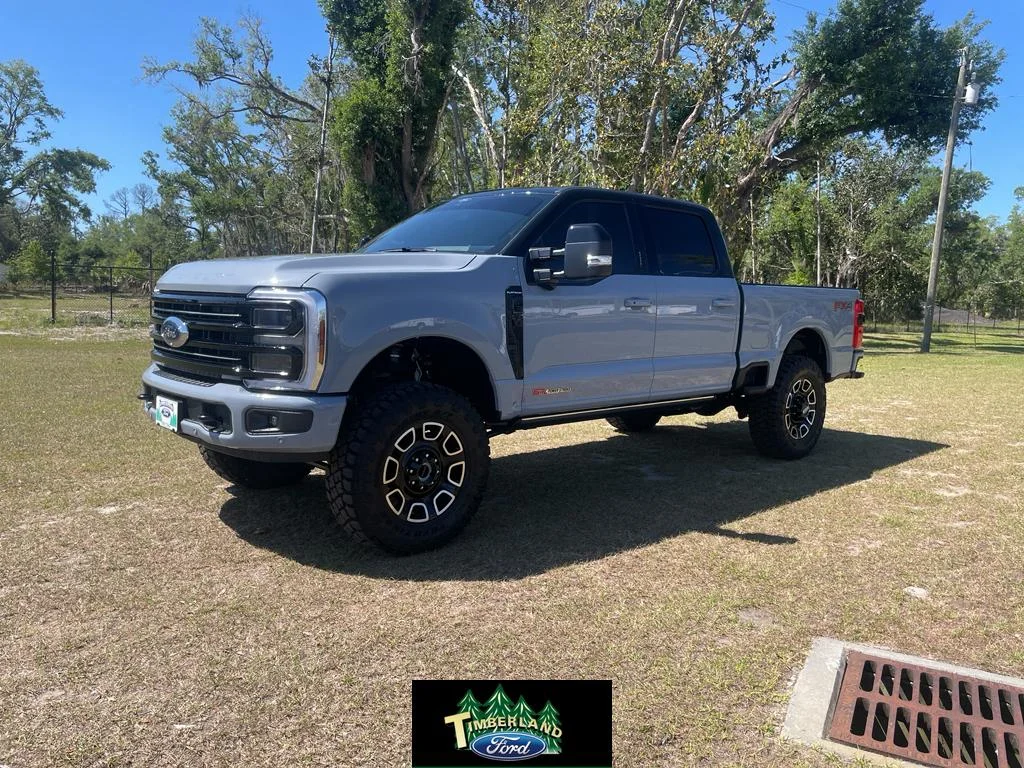 New 2026 Glacier Gray Metallic Tri-Coat Ford F-350® Platinum® image 1