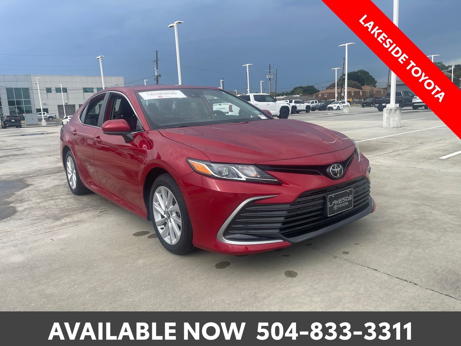 Certified Used 2024 Red Toyota LE image 8