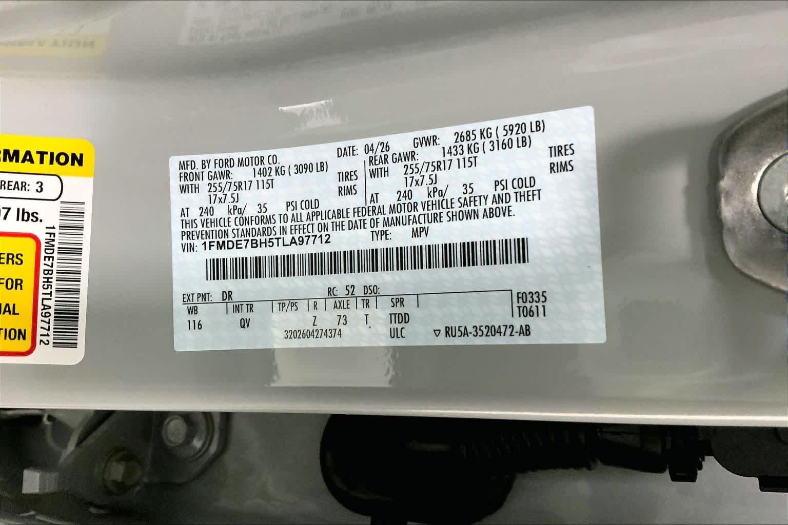 New 2026 Avalanche Gray Ford Big Bend® image 20