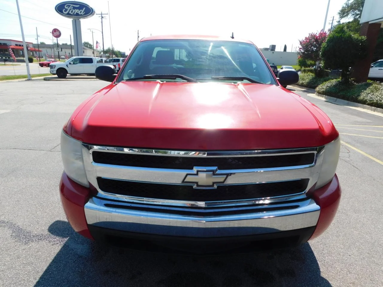 Used 2008 Red Chevrolet 2WD Reg Cab 119.0 in Work Truck image 3