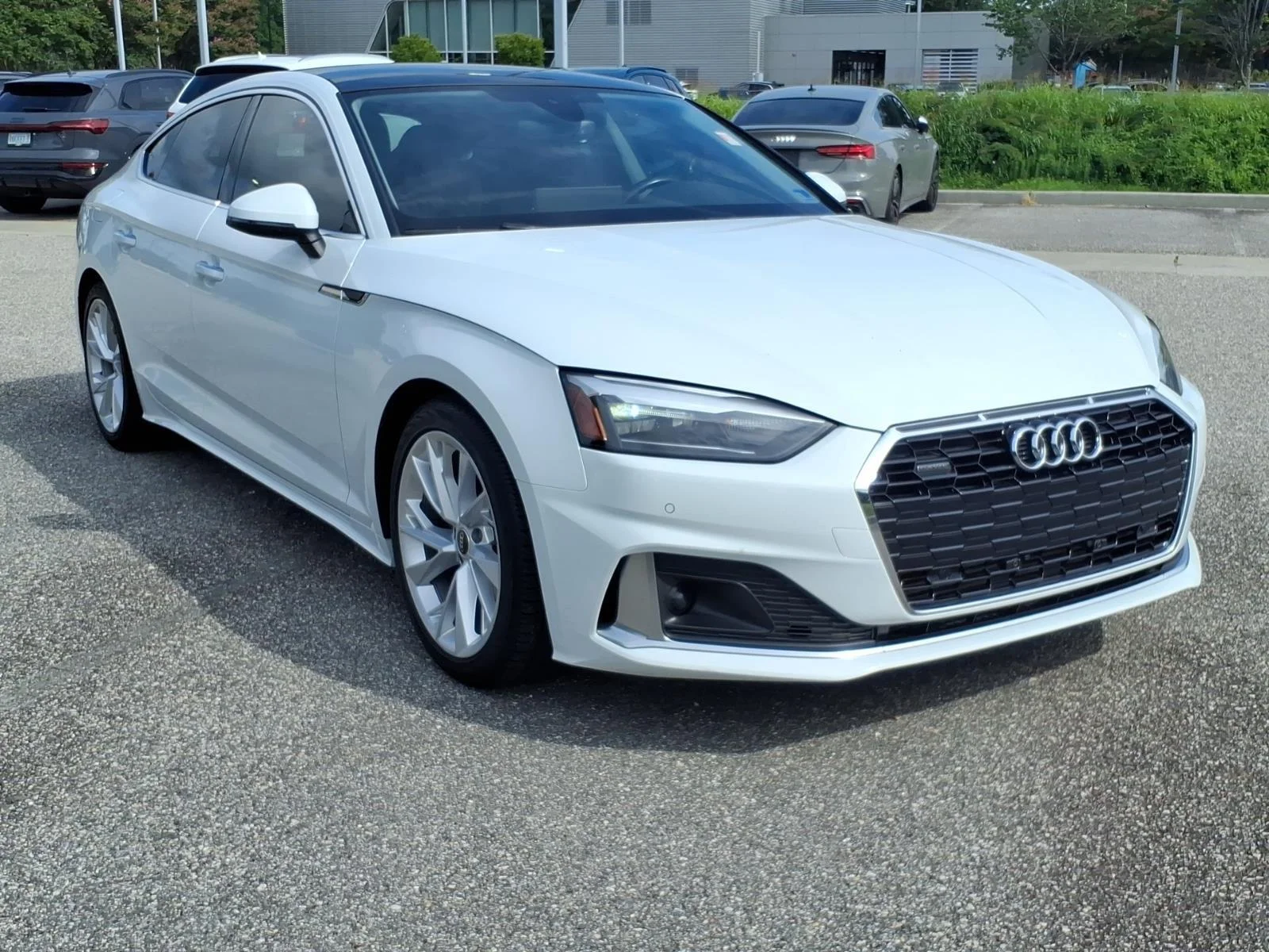Used 2022 Glacier White Metallic Audi Premium image 5