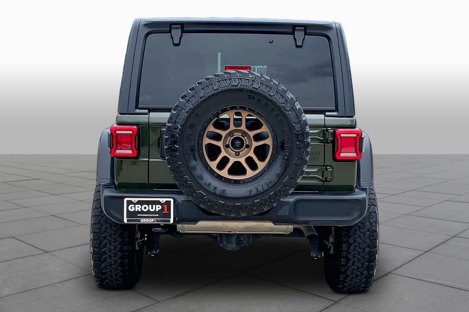 Used 2021 Sarge Green Clearcoat Jeep Unlimited Willys image 5