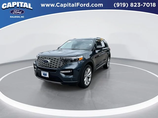 Used 2022 Blue Ford Platinum image 4