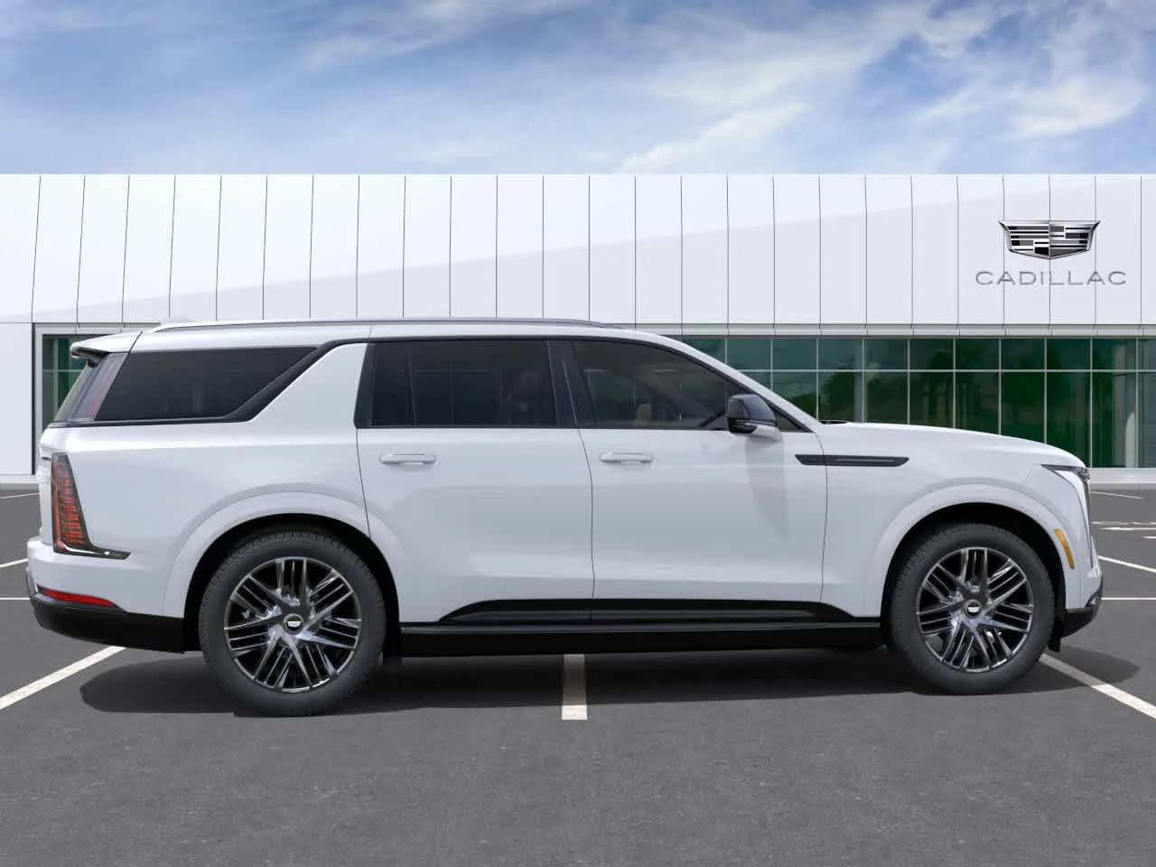 New 2026 Vibrant White Tricoat Cadillac Sport image 5