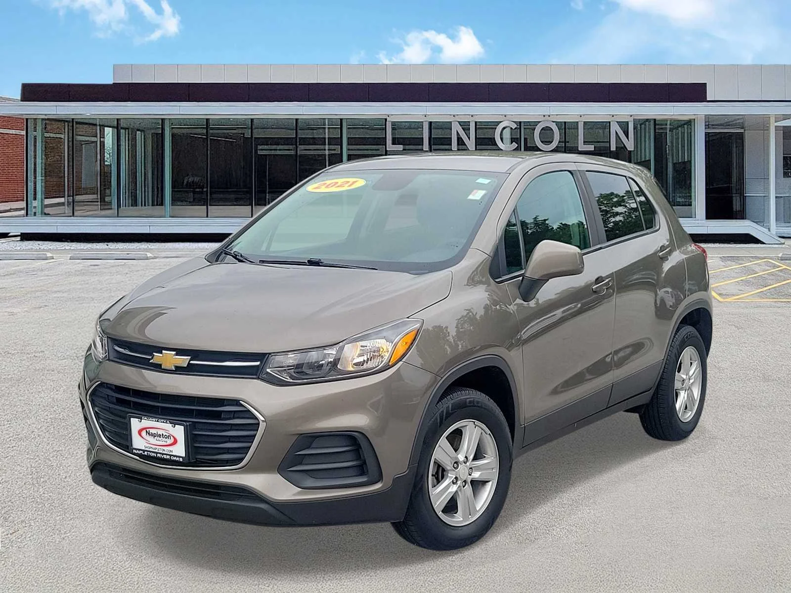 Used 2021 STONE GRAY METALLIC Chevrolet LS image 1