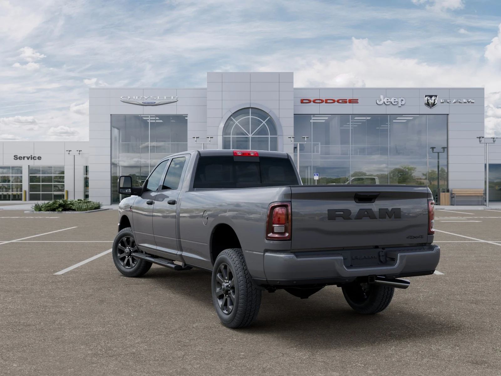 New 2026 Ceramic Gray Clear-Coat Exterior Paint RAM Tradesman image 3