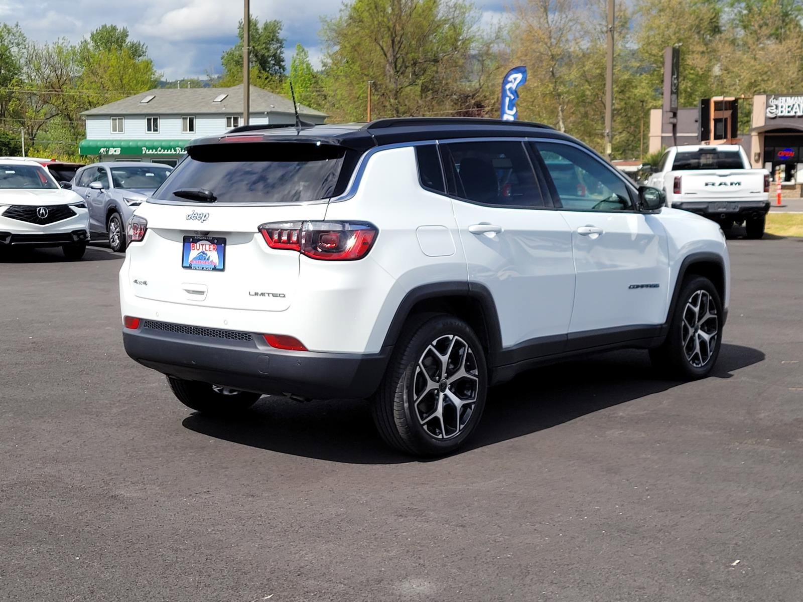 Used 2025 Bright White Clearcoat Jeep Limited image 5