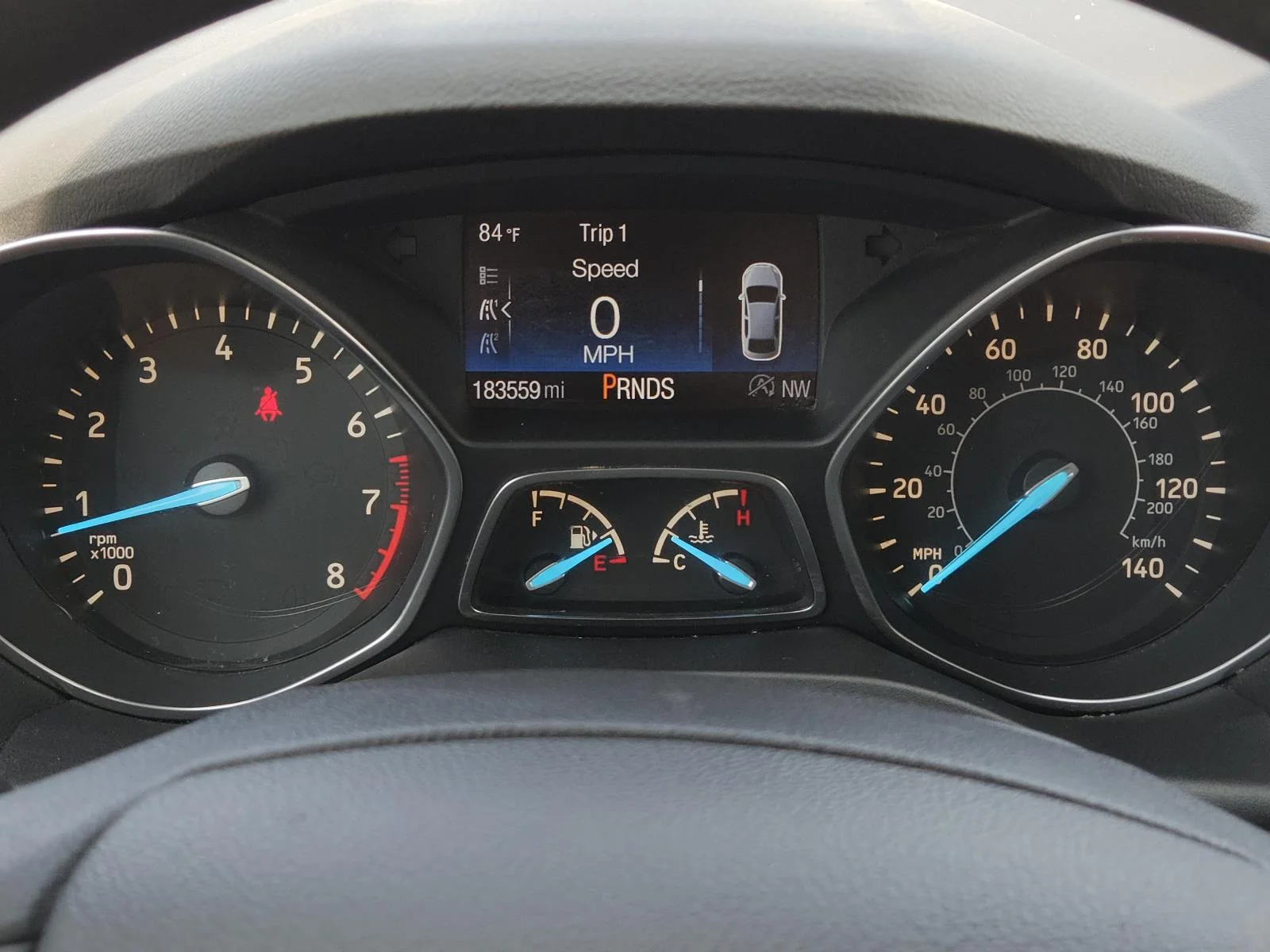 Used 2017 Lightning Blue Metallic Ford SE FWD image 21