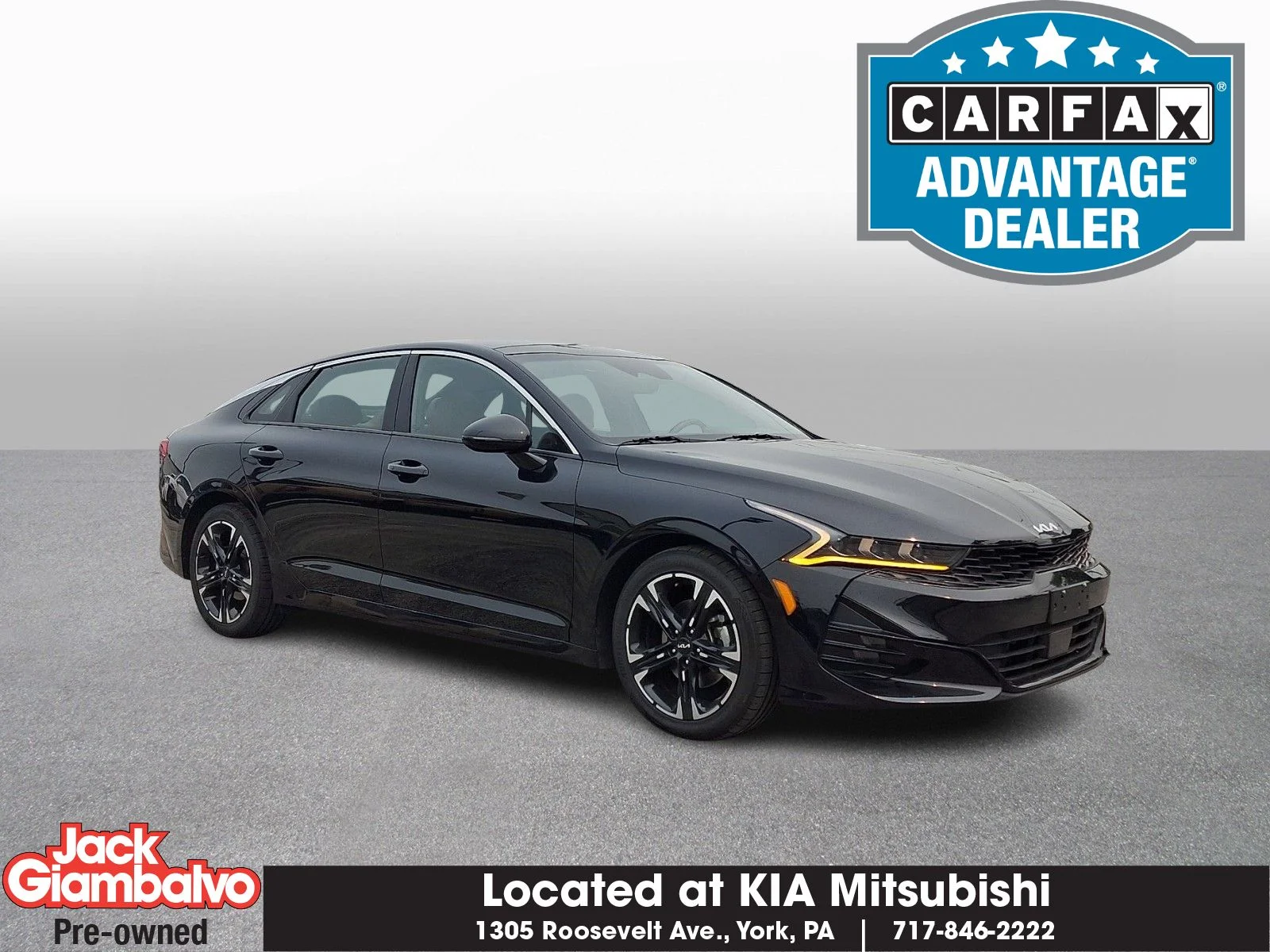 Certified Used 2023 Black Kia GT-Line image 1